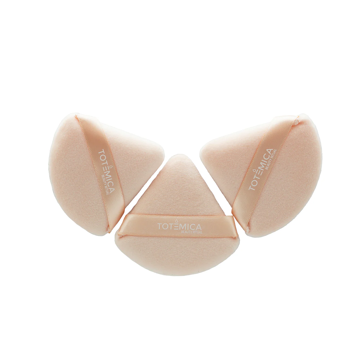 Triangular Velvet Powder Puff Pack | Totemica