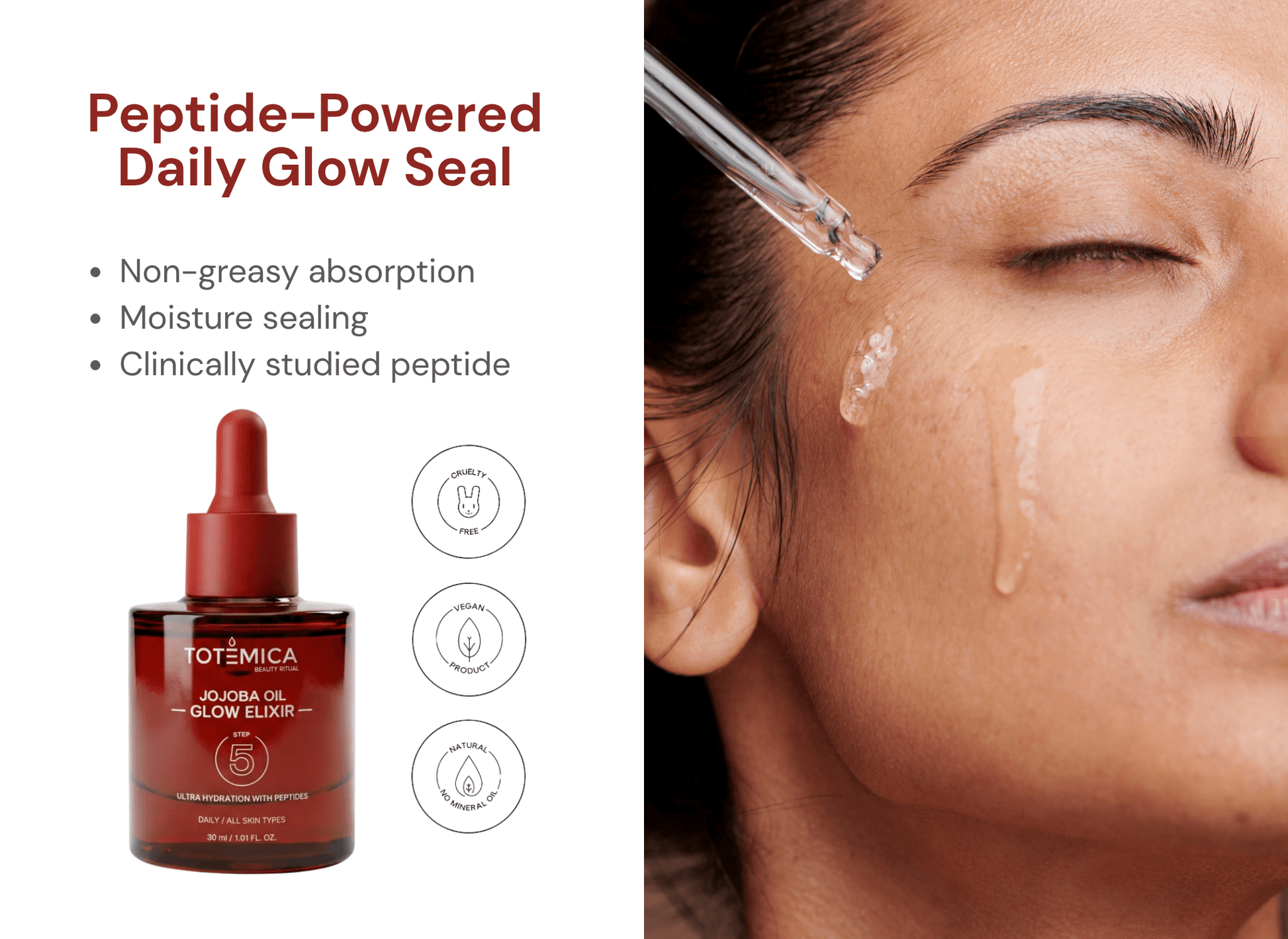 Jojoba Oil Glow Elixir 5 Steps | Totemica