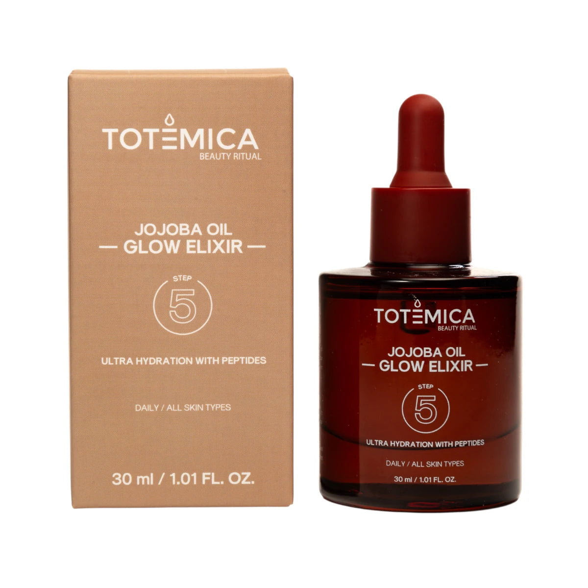 Jojoba Oil Glow Elixir 5 Steps | Totemica