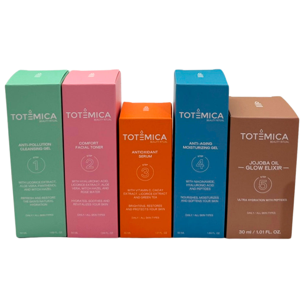 PR BOX Skin Care 5 Steps | Totemica