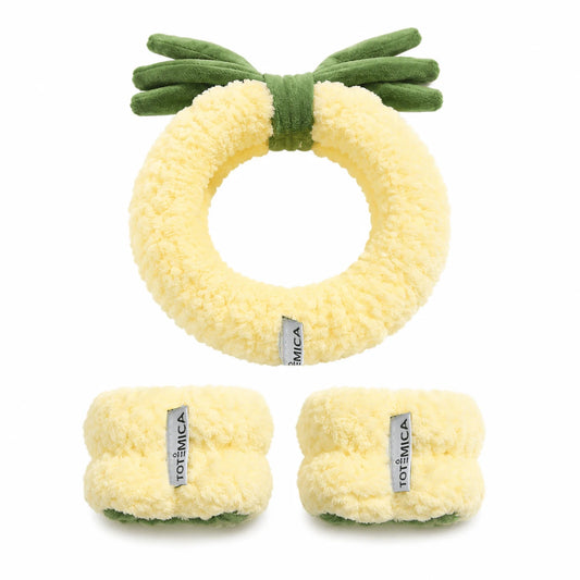Spa Headband & Wristband Pineapple | Totemica