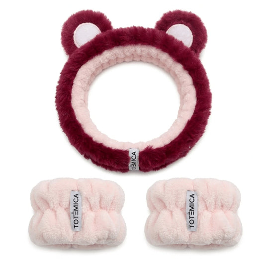 Spa Headband & Wristband Bear | Totemica