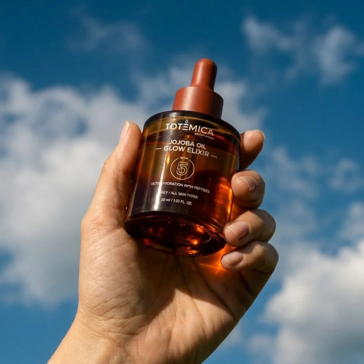 Jojoba Oil Glow Elixir 5 Steps | Totemica