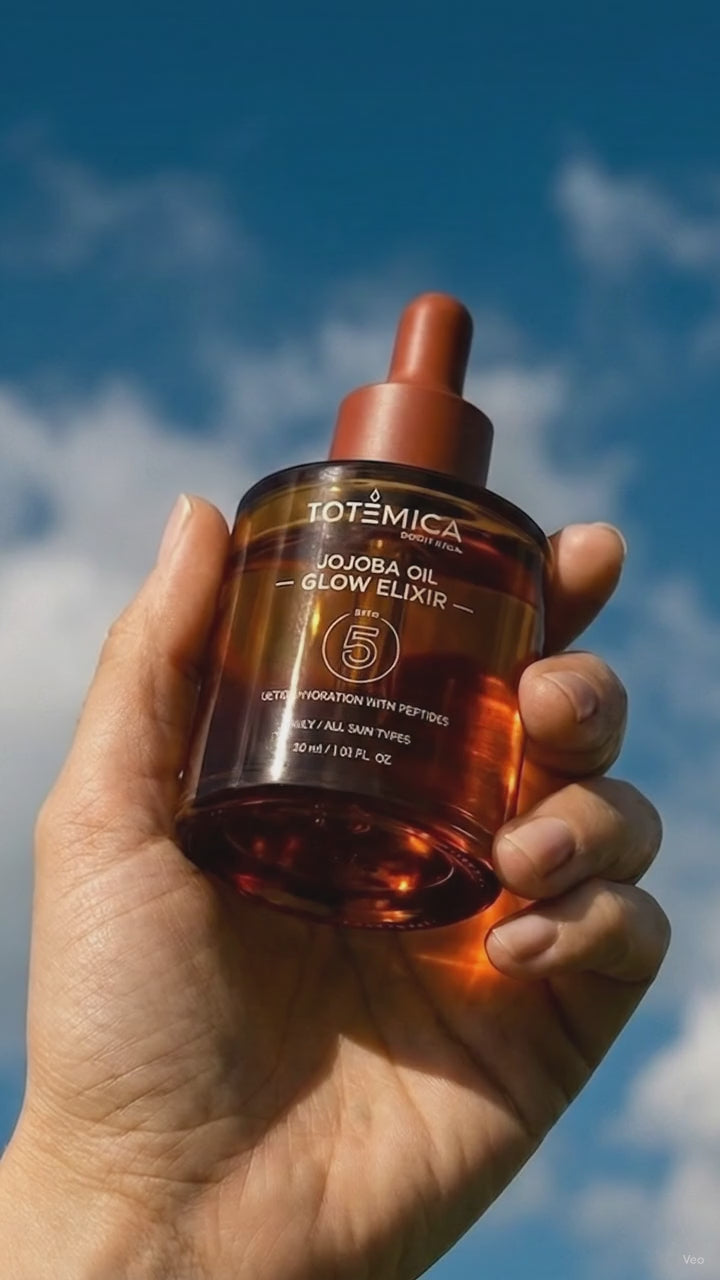 Jojoba Oil Glow Elixir 5 Steps | Totemica