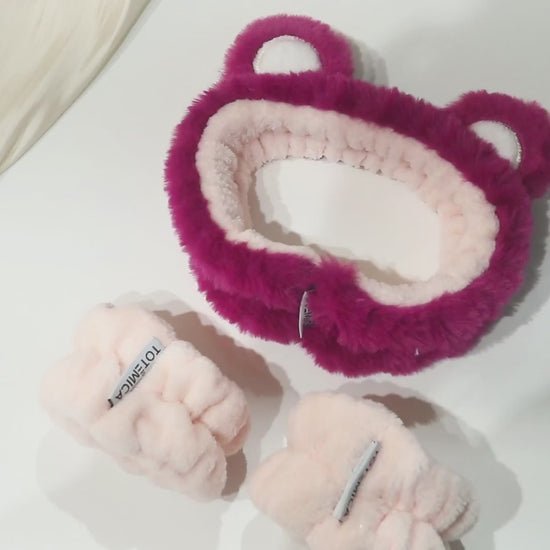 Spa Headband & Wristband Bear | Totemica