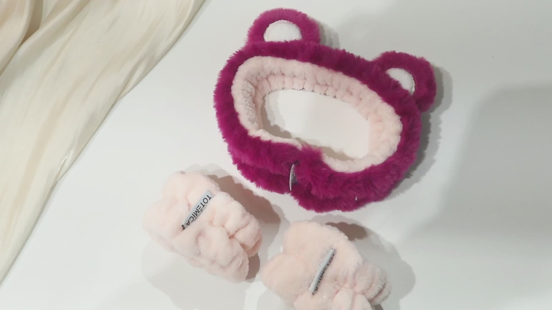 Spa Headband & Wristband Bear | Totemica