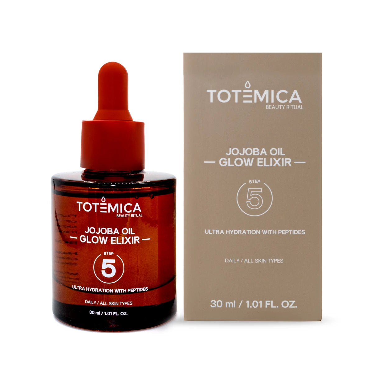 Jojoba Oil Glow Elixir 5 Steps | Totemica
